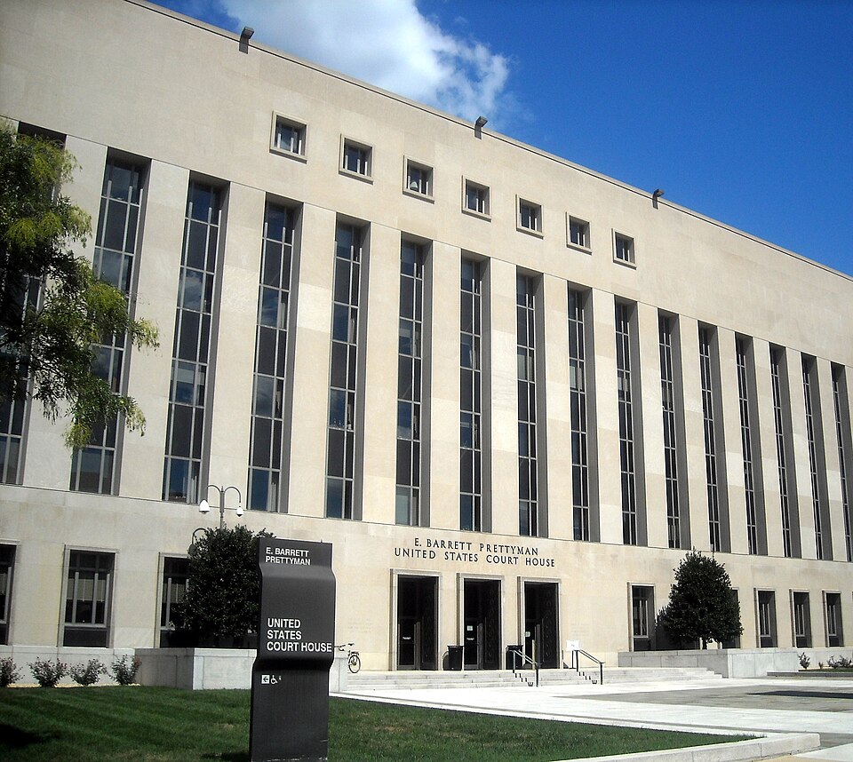 E. Barrett Prettyman federal courthouse in Washington