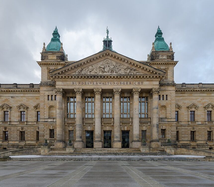 Entrance of the Federal Administrative Court in Leipzig